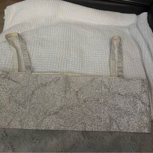 12th Tribe Silver Crop Top